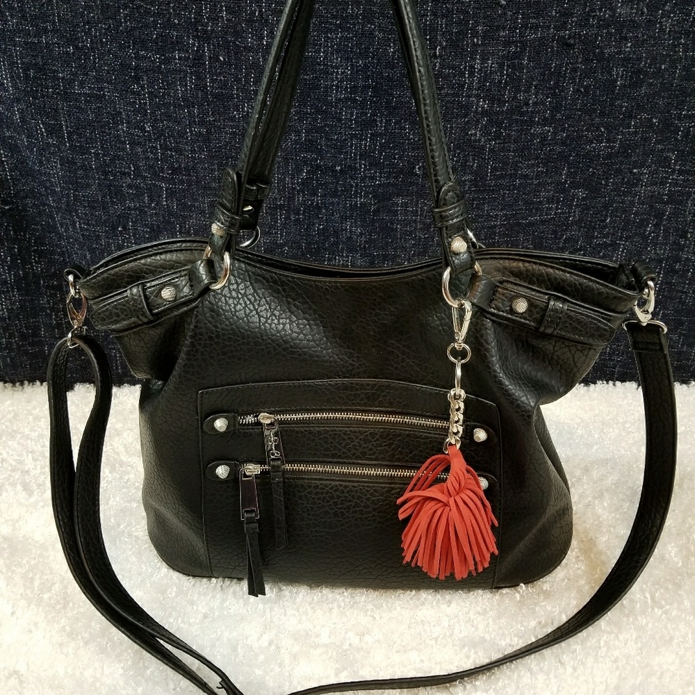 Black handbag